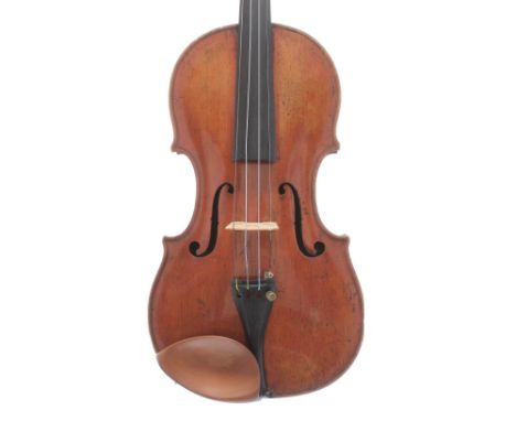 Irish violin by and labelled Made by Thos. Perry and Wm Wilkinson, Musical Instrument Makers, no. 4, Inglesea Street, no. 359