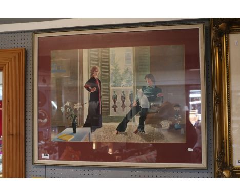 David Hockney's Print Mr and Mrs Clark and Percy C.1970 
