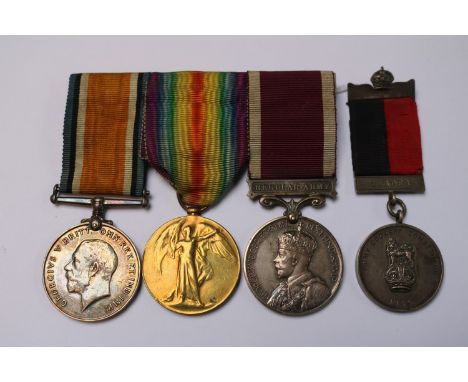 WW1 3 Medal Group for 7250863S SJT W H START RAMC and Army Cookery Competition 1934 Leader Medallion 
