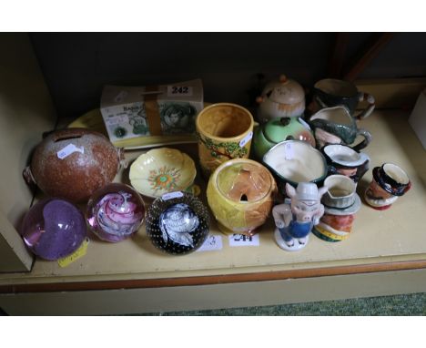 Collection of assorted ceramics and glassware to include Royal Winton, Carlton ware, Caithness etc.