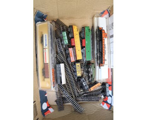 Collection of Lima and Lone Star Toy trains, stock and track