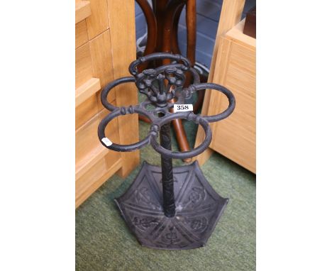 Cast Iron Umbrella design stick stand 