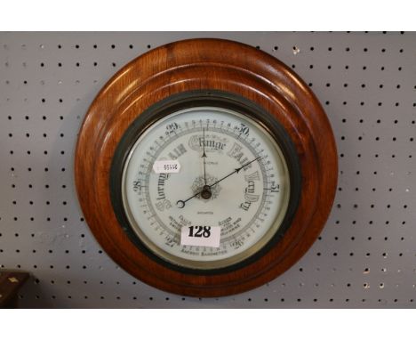 Oak Aneroid Barometer Bateman of Brighton 