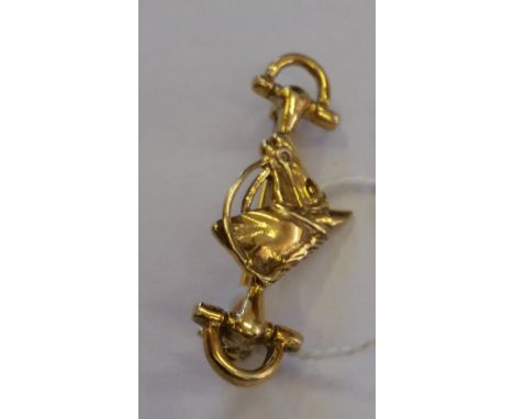 A Silver Hunting Brooch.