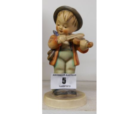 A Goebel Figure of a Boy Playing the Violin.