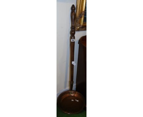 Amendment to Catalogue: A Bed Warming Pan with turned handle.