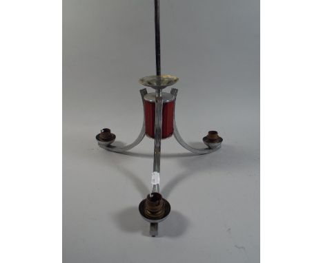 A 1960's Three Branch Ceiling Light 