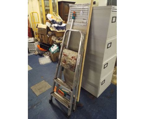A Step Ladder, Ironing Board, Tools 