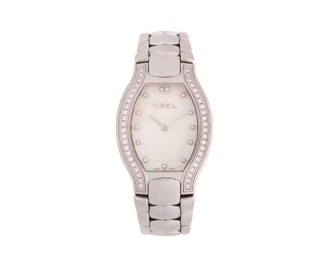 An Ebel Beluga stainless steel steel and diamond lady's wristwatchModel: A024756Serial: 9901G3SCase material: stainless steel