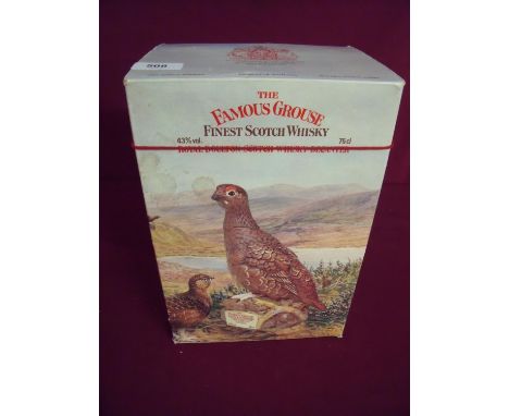 Boxed Famous Grouse Royal Doulton Scotch Whisky decanter set 