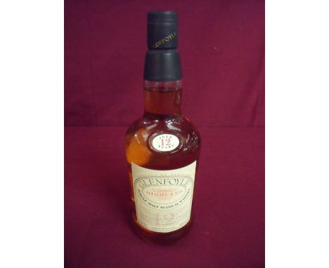 70cl bottle of Glenfoyle Highland Single Malt 12 Year Old Scotch Whisky 