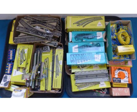 Quantity of mainly box Marklin railway track etc. Condition reports are not available for our Interiors Sales
