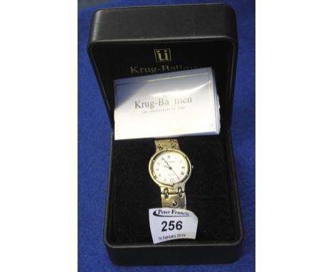 Krug-Baumen Charleston gentleman's wristwatch in box, with leaflet.(B.P. 24% incl. VAT)