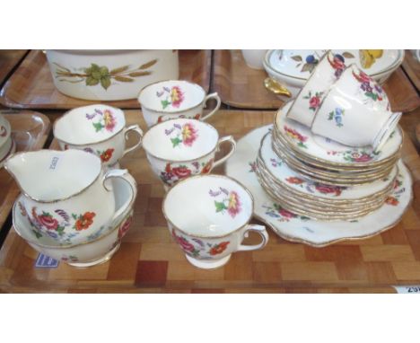 20 piece Royal Albert bone china 'Barbara Ann' tea service.(B.P. 24% incl. VAT)