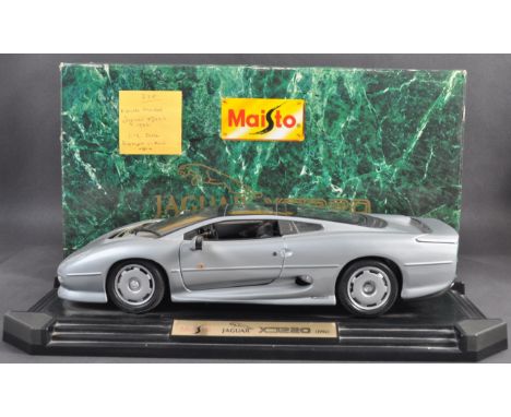 Estate of Dave Prowse - an original Maisto made 1/12 scale diecast model No. 33201 Jaguar XJ220 as displayed in Prowse's home
