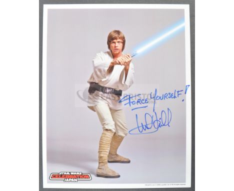 Estate of Dave Prowse - Star Wars - Mark Hamill - an autographed 8x10" Official Pix photograph of Luke Skywalker from Celebra