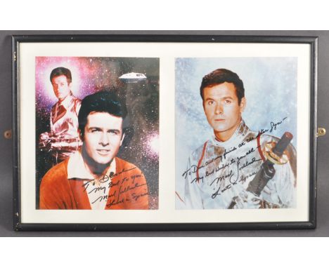 Estate of Dave Prowse - Lost In Space - Mark Goddard - two autographed 8x10" colour photographs of Goddard as Don West in the
