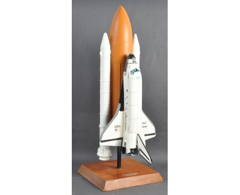 Estate of Dave Prowse - NASA - a large 1/100 scale wooden and plastic model of the NASA Space Shuttle Challenger. The shuttle