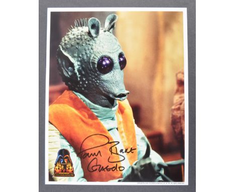Estate of Dave Prowse - Star Wars Celebration III - Paul Blake (Greedo) - autographed Official Pix / Master Pix 8x10" colour 
