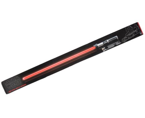 Estate of Dave Prowse - Star Wars - Hasbro made Black Series Darth Vader Force FX Lightsaber. 1/1 scale prop replica lightsab