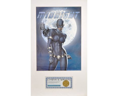Estate of Dave Prowse - Francis Lee - Tales Of Midnight - a limited edition Tales Of Midnight signed artwork print. Signed by
