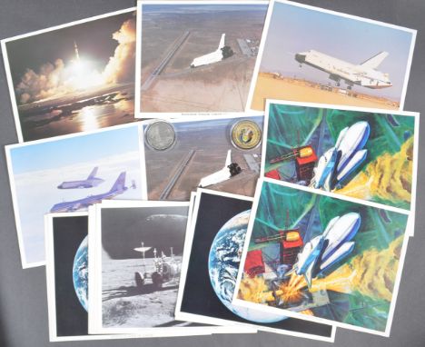 Estate of Dave Prowse - NASA - a set of x33 original vintage NASA related promotional photographs. Printed on card stock, sho