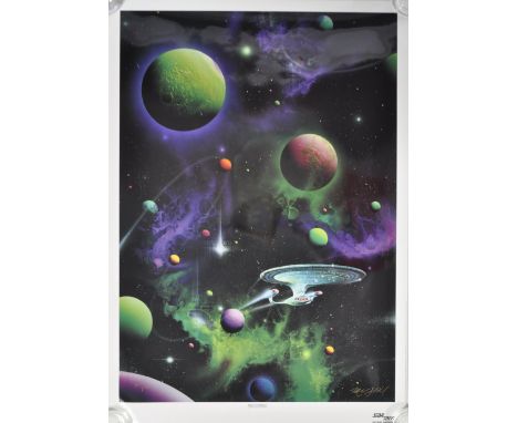 Estate of Dave Prowse - Michael David Ward - Star Trek - Signs Of Intelligence - a limited edition large signed lithograph pr