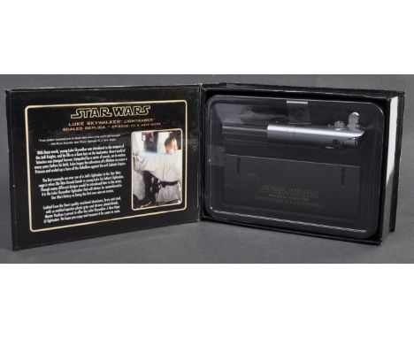 Estate of Dave Prowse - A Master Replicas made Star Wars Luke Skywalker Lightsaber Scaled Replica (.45 Scale). Contents appea