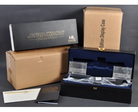 Estate of Dave Prowse - Master Replicas - a superb 1/1 scale Master Replicas made ' Darth Vader Lightsaber - Dual Signature E