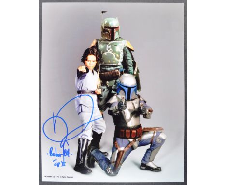Estate of Dave Prowse - Star Wars - Daniel Logan (Boba Fett) - an official Lucasfilm Ltd licensed photograph signed by Logan 