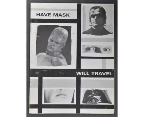 Estate of Dave Prowse - Have Mask Will Travel - an original vintage 1980s promotional brochure / programme promoting Mr Prows