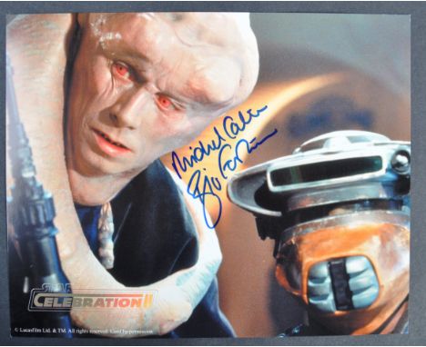 Estate of Dave Prowse - Star Wars Celebration II - Michael Carter (Bib Fortuna) - autographed official 8x10" colour photograp