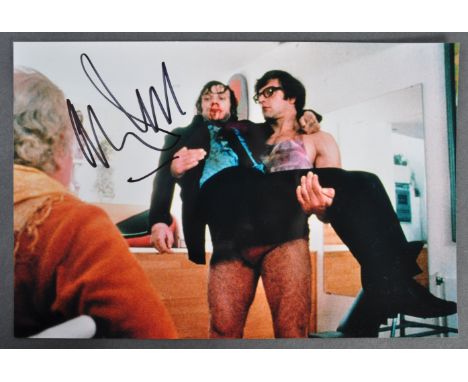 Estate of Dave Prowse - A Clockwork Orange (1971) - Malcolm McDowell autographed 8x12" colour photograph from the movie, depi