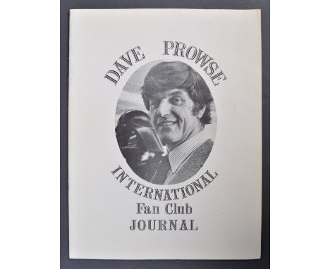 Estate of Dave Prowse - Mr Prowse's personal copy of ' Dave Prowse International Fan Club Journal ' issue No. 1. c1979 the ma