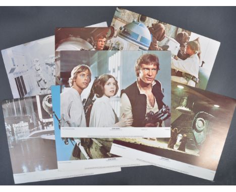 Estate of Dave Prowse - Star Wars - (1977 A New Hope) - a set of seven original large format 11x14" colour cinema lobby promo