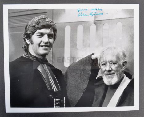 Estate of Dave Prowse - Star Wars - Sir Alec Guinness (1914-2000) - an incredibly rare original hand signed autographed black