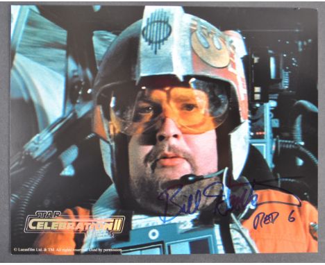 Estate of Dave Prowse - Star Wars Celebration II -&nbsp;William Hootkins - Red 6 (1948-2005) - autographed official 8x10" col
