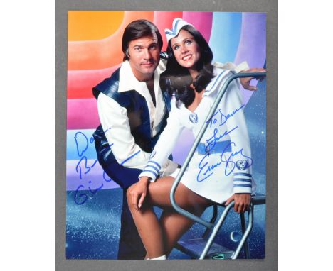 Estate of Dave Prowse - Buck Rogers - Gil Gerard and Erin Gray - unique autographed 8x10" colour photograph from the classic 