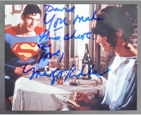 Estate of Dave Prowse - Superman - Margot Kidder 1948-2018 (Lois Lane) - a unique piece of Superman memorabilia - an autograp