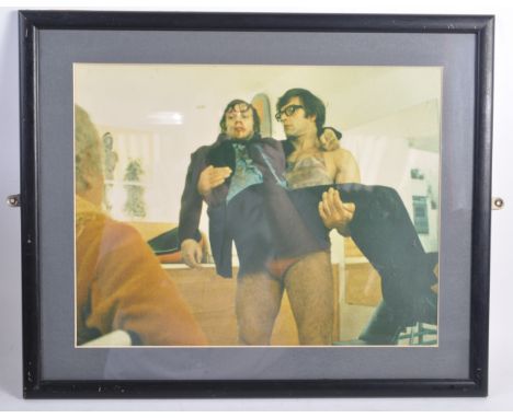 Estate of Dave Prowse - A Clockwork Orange - an original vintage 1970s photo / poster from the movie showing Prowse and Malco