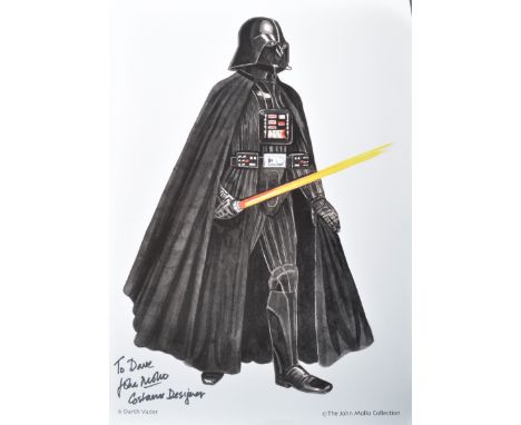 Estate of Dave Prowse - Star Wars - John Mollo (Darth Vader Costume Designer) - autographed John Mollo Collection print depic