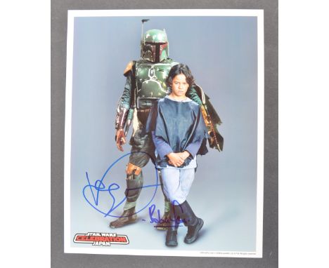 Estate of Dave Prowse - Star Wars Celebration Japan - Daniel Logan (Boba Fett) - autographed Official Pix 8x10" colour photog