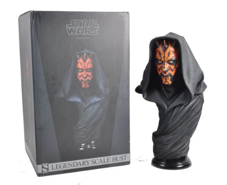 Estate of Dave Prowse - Sideshow Collectables - a superb ' Legendary Scale ' Limited Edition 1/2 size bust of Darth Maul. Hig