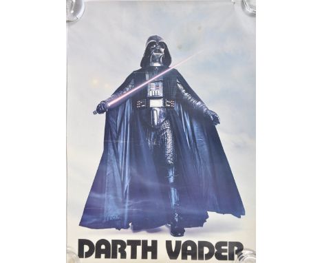 Estate of Dave Prowse - Star Wars - an original vintage c1970s Star Wars poster featuring Darth Vader. White, with central ph