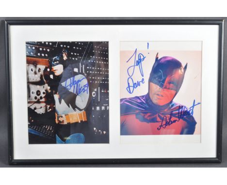 Estate of Dave Prowse - Batman (1960s ABC Series) - Adam West (1928-2017) - two autographed 8x10" colour photographs from the