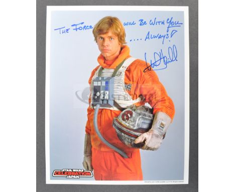 Estate of Dave Prowse - Star Wars - Mark Hamill - an autographed 8x10" Official Pix photograph of Luke Skywalker from Celebra