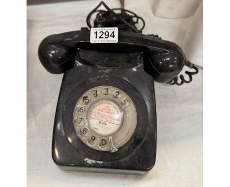 A vintage telephone