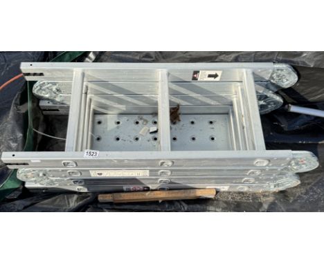 An Aluminium folding step ladder