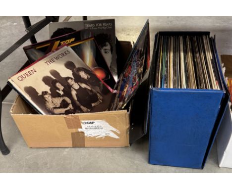 A quantity of records including Queen, Michael Jackson etc