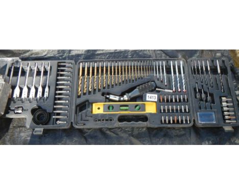A large cased multi drill set (incomplete)